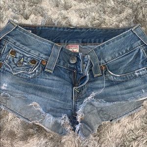 True religion jean shorts